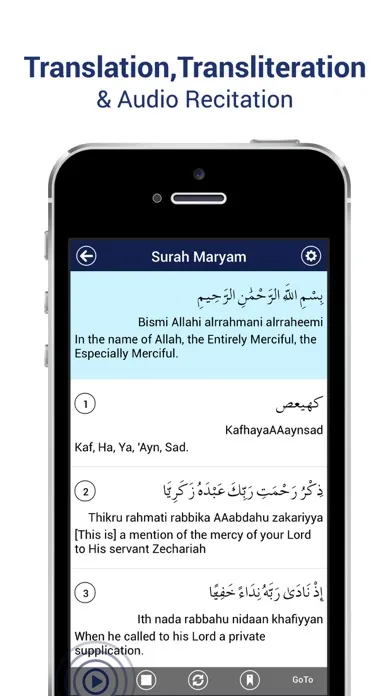 Surah Maryam - Transliteration应用截图