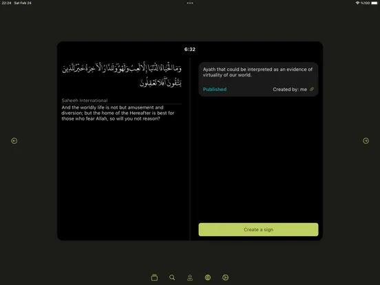 Quran Signs iPad  Screenshots
