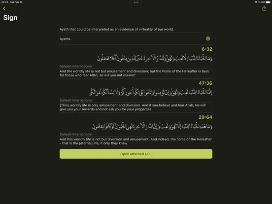 Quran Signs iPad  Screenshots
