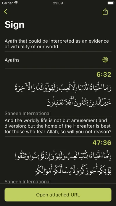 Quran Signs Screenshots