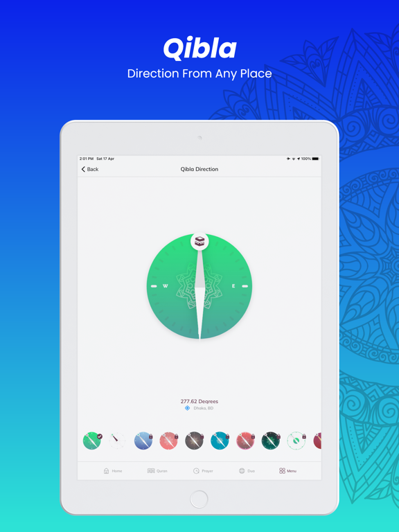 Tangkapan skrin Al Quran by Quran Touch iPad 
