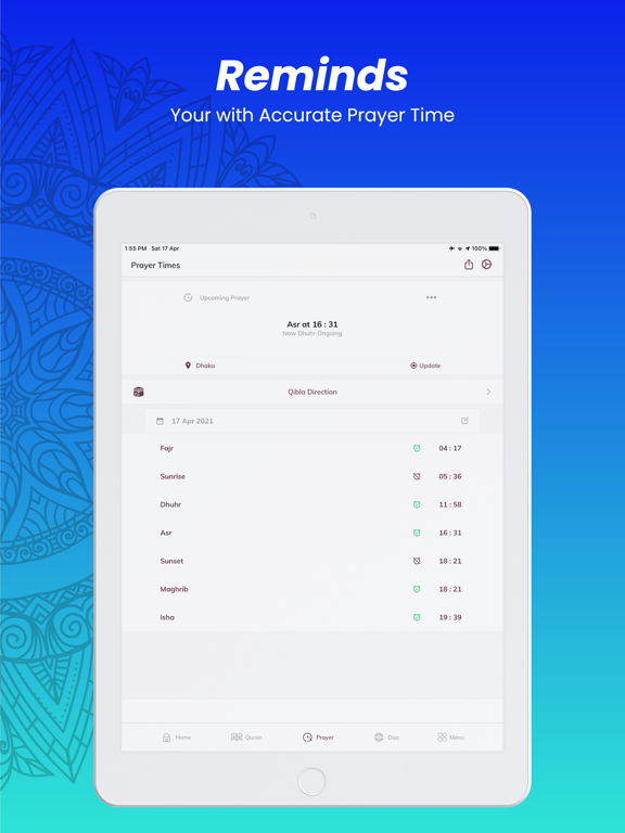 Tangkapan skrin Al Quran by Quran Touch iPad 