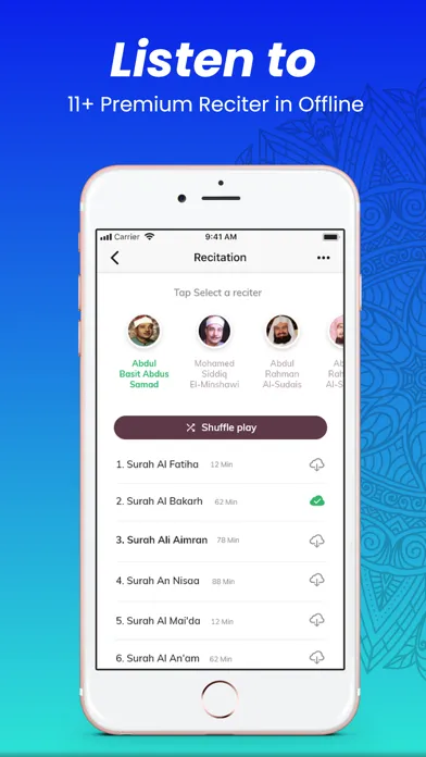 Tangkapan layar Al Quran by Quran Touch