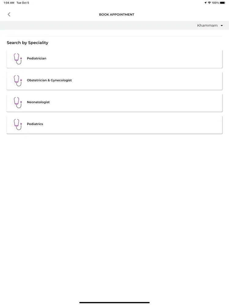 Ankura Hospital iPad 应用截图