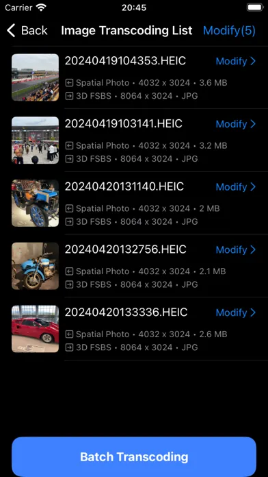 Zrzuty ekranu SpatialCamera
