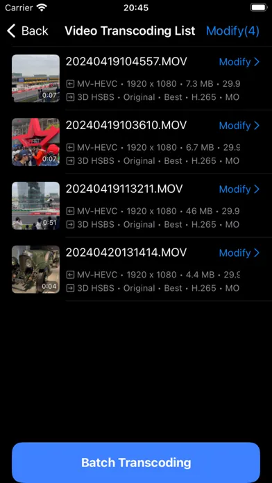 Zrzuty ekranu SpatialCamera