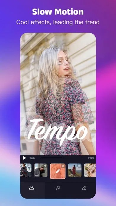 Captures d'écran de Tempo - Music Video Maker