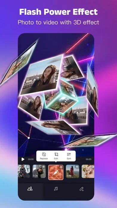 Captures d'écran de Tempo - Music Video Maker