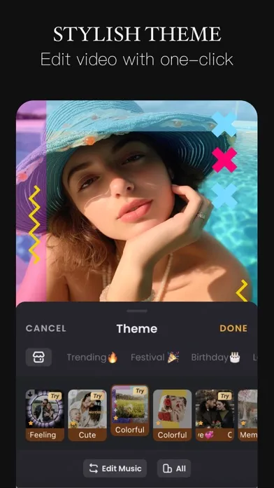 Tangkapan layar VivaVideo - Video Editor&Maker