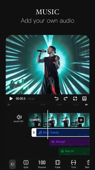 Tangkapan layar VivaVideo - Video Editor&Maker