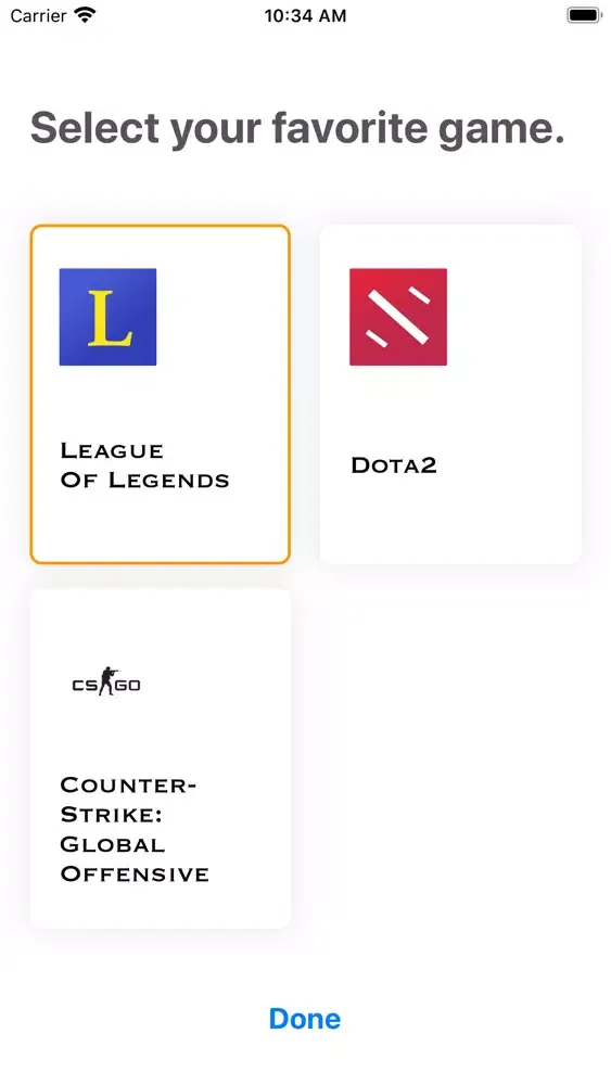 GGEsport - LOL, Dota2, CS:GO應用截圖