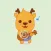 Bingo Reindeer animated stickers