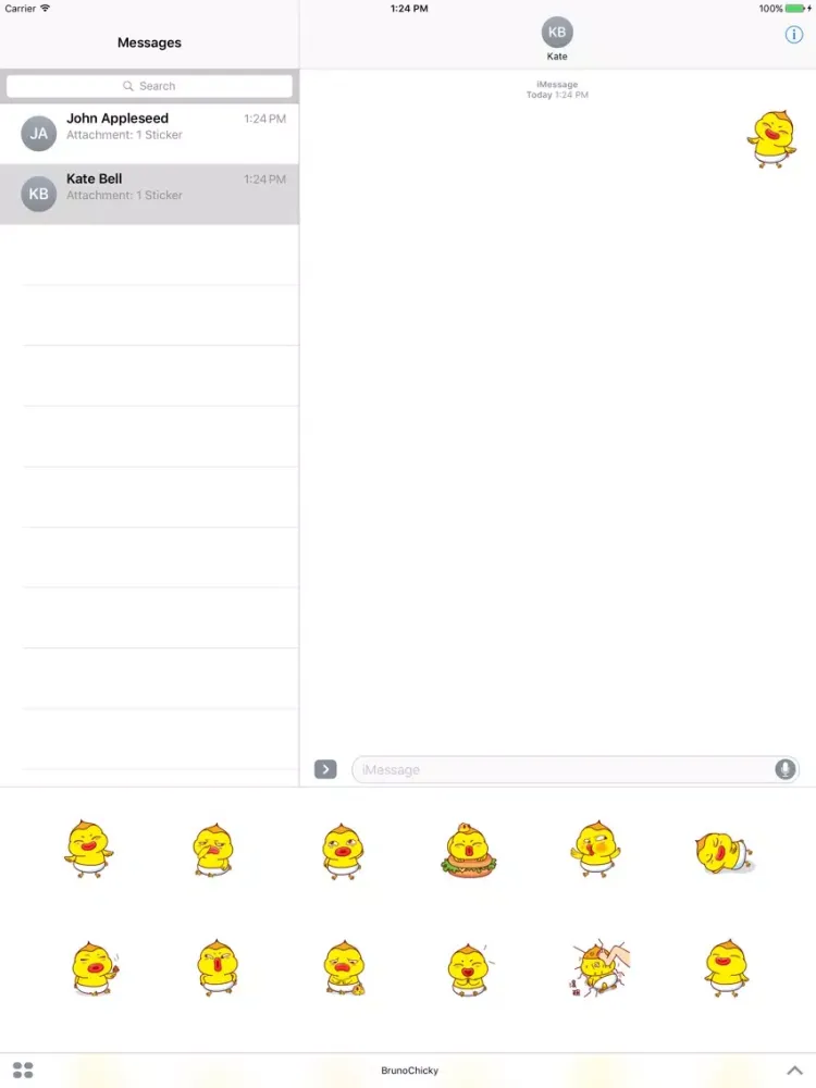 Animated Bruno Chicky - Happy Lunar New Year iPad 應用截圖