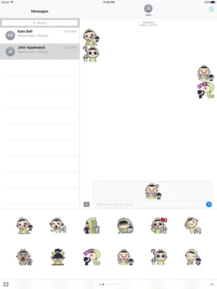 Couple Cat Stickers Pack iPad  سکرین شاٹس
