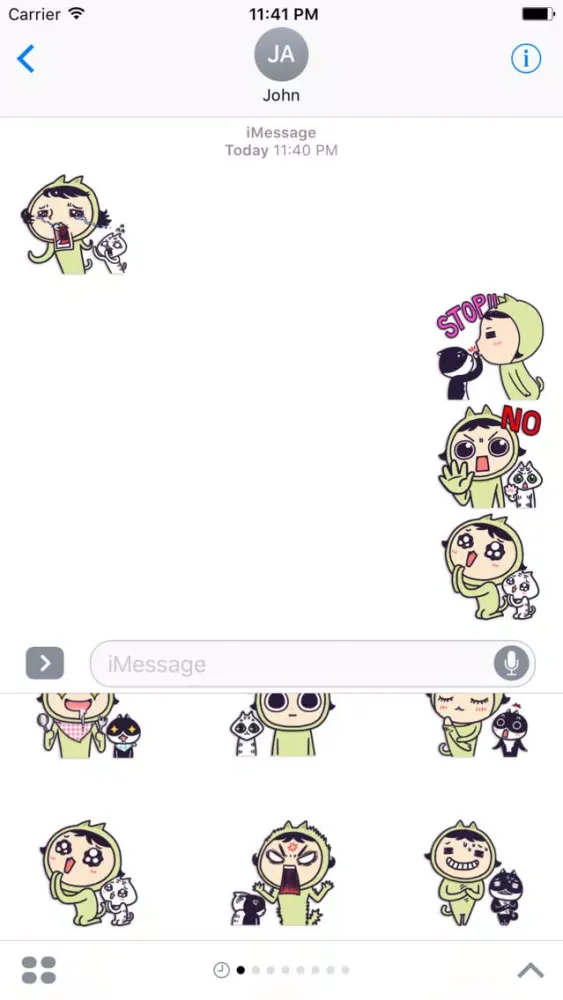 Couple Cat Stickers Pack سکرین شاٹس