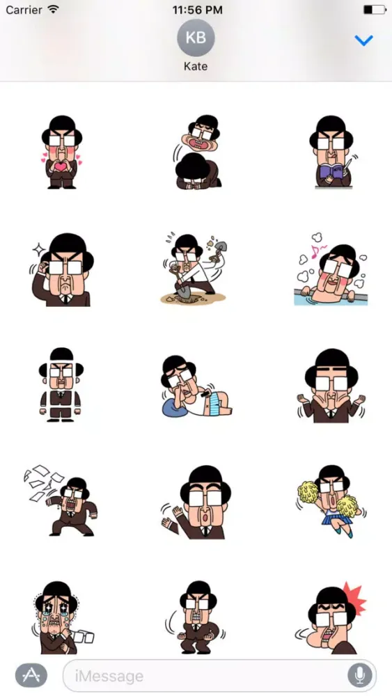 Freaky Teacher stickers pack سکرین شاٹس