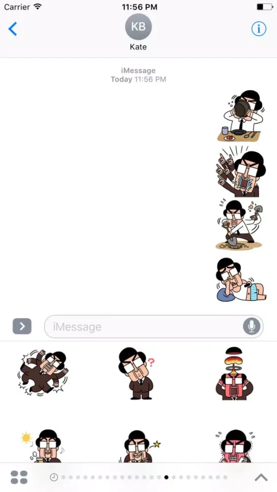 Freaky Teacher stickers pack سکرین شاٹس
