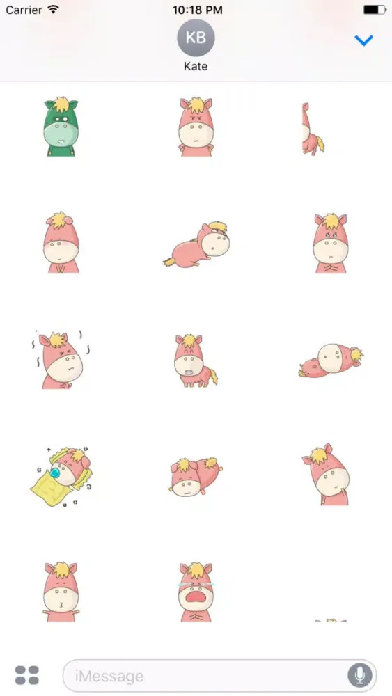 Скриншоты Jack Donkey animated stickers