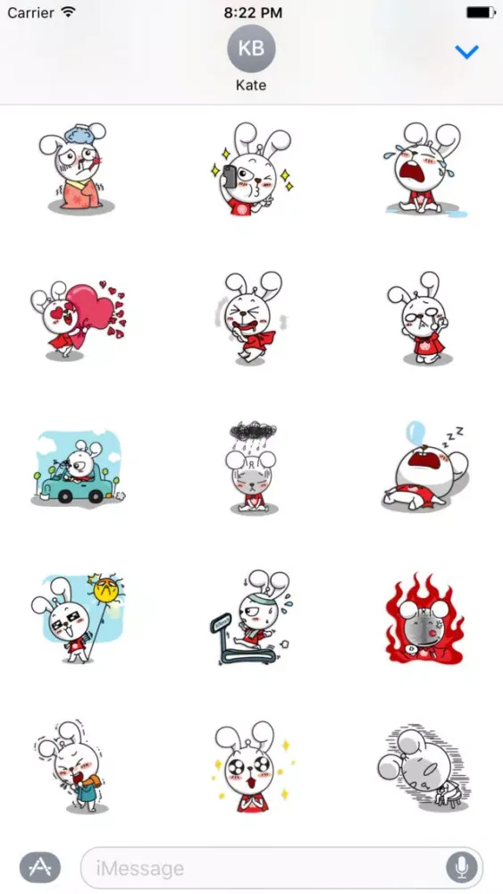 Nanny The Rabbit - Thanksgiving day stickers pack Screenshots