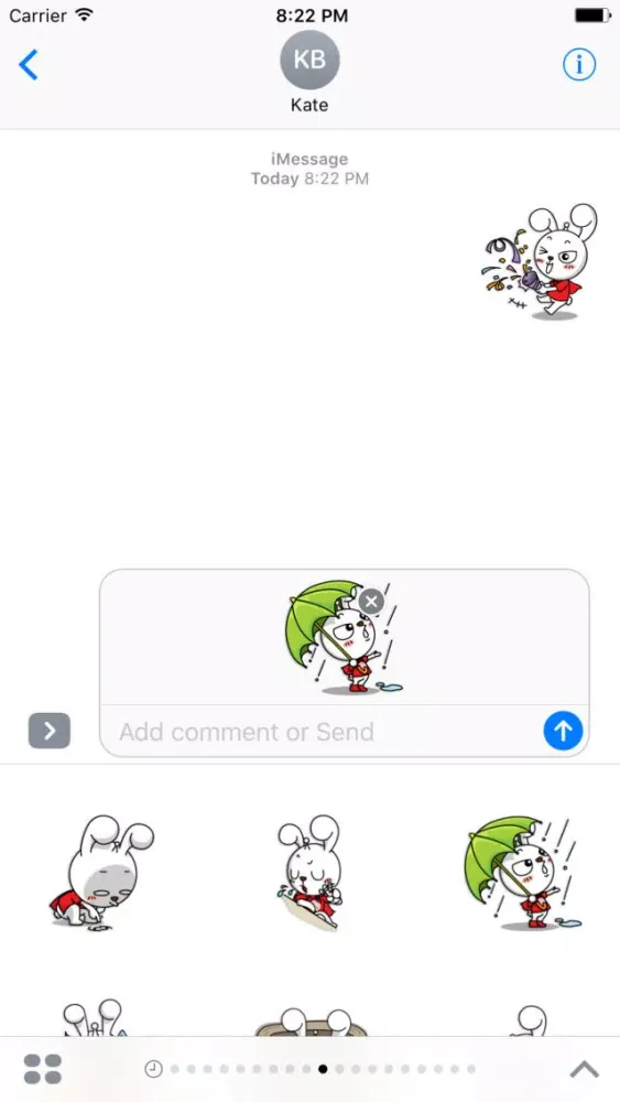 Nanny The Rabbit - Thanksgiving day stickers pack Screenshots