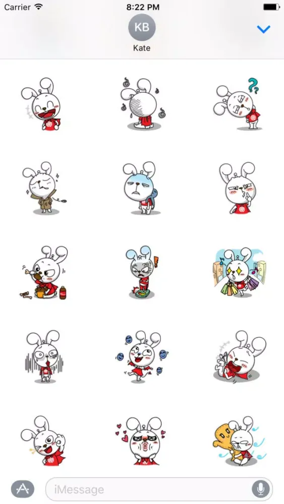 Nanny The Rabbit - Thanksgiving day stickers pack Screenshots