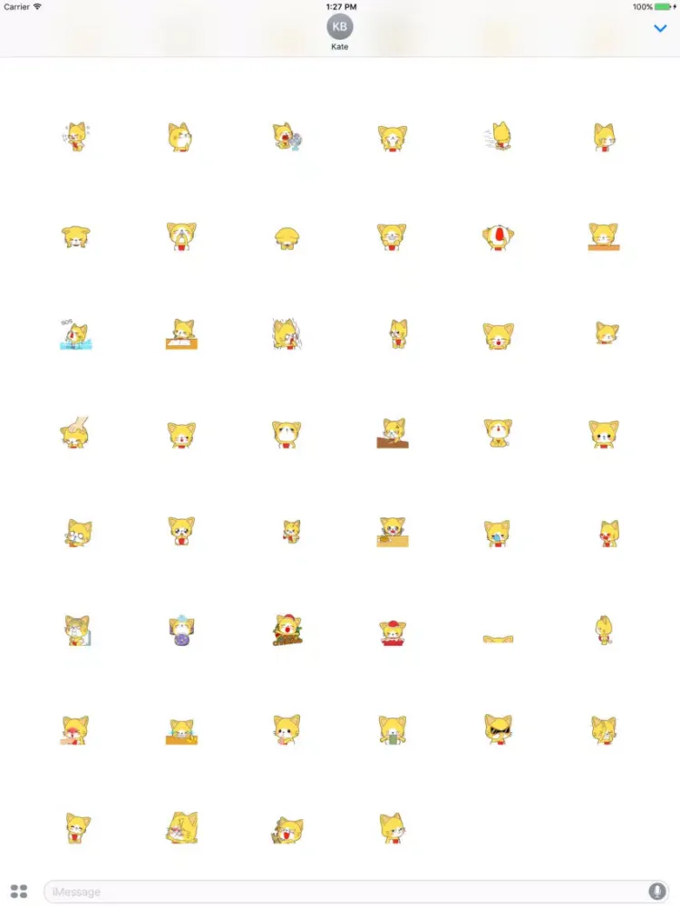 Скриншоты Nat Cat animated stickers - 70++ icons iPad 