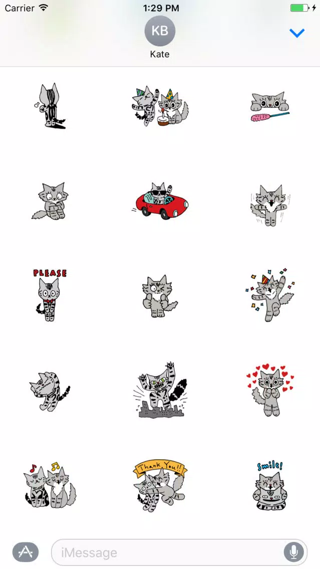 Shiloh Cat emoticon stickers應用截圖