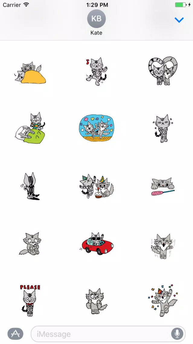 Shiloh Cat emoticon stickers應用截圖