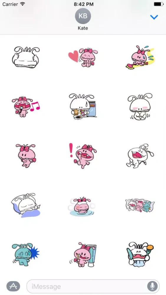 Shiro The Rabbit - Thanksgiving day stickers pack স্ক্রিনশট