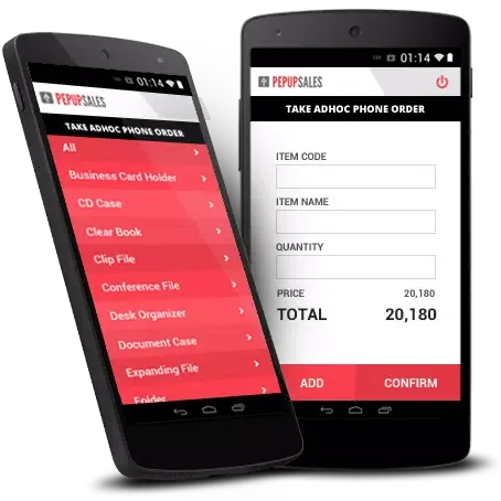 Juju Schmecken PepUpSales SFA Screenshots