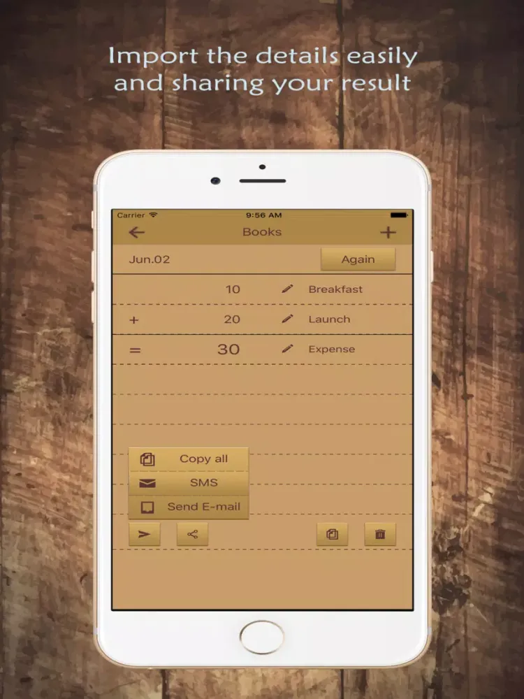 Remark calculator- store the history, editing and notes of each operation content, scale, live voice broadcast iPad  Screenshots