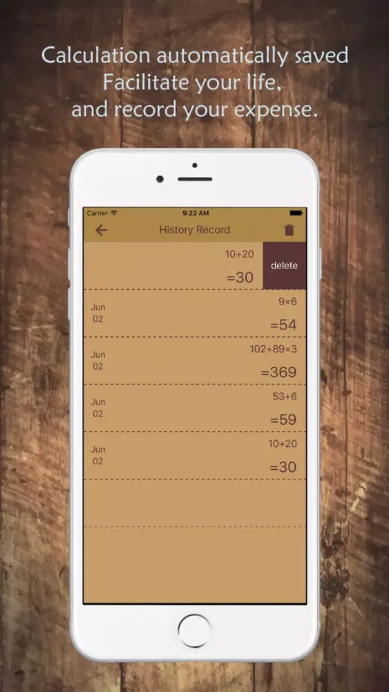 Remark calculator- store the history, editing and notes of each operation content, scale, live voice broadcast Screenshots