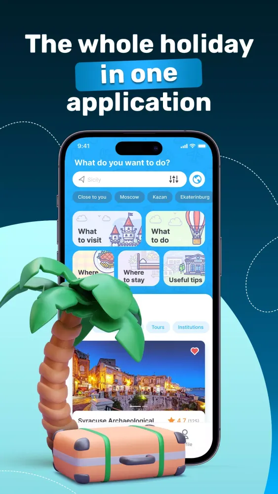 Captures d'écran de Your izi trip and travel plan