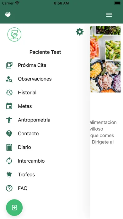 Consultas Nutrición 스크린샷