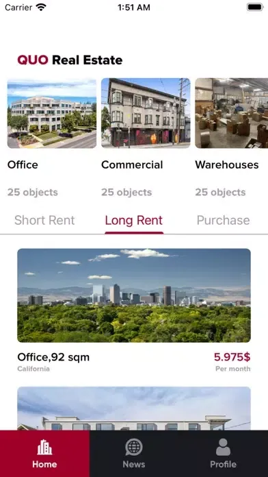 Zrzuty ekranu QUOtex - Online Broker Estate