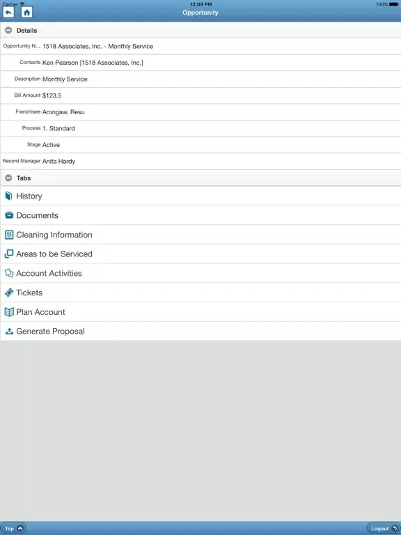 QVS VFS Mobile iPad  سکرین شاٹس