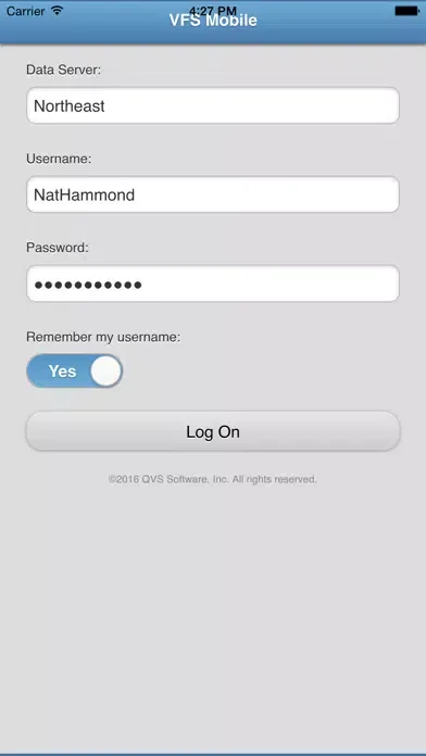QVS VFS Mobile سکرین شاٹس