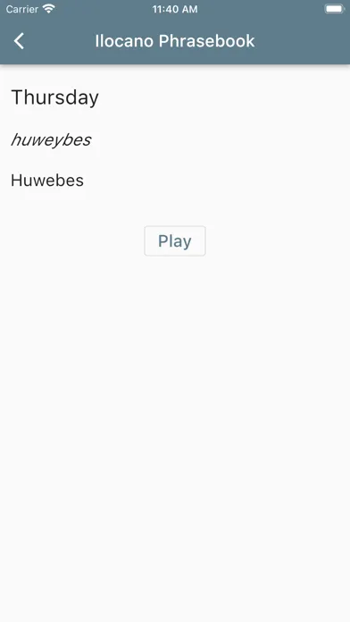 Ilocano Phrasebook應用截圖