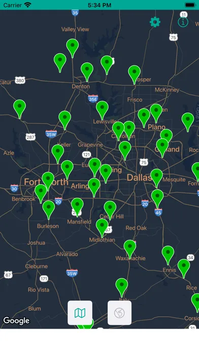 Zrzuty ekranu Propane Autogas Stations USA