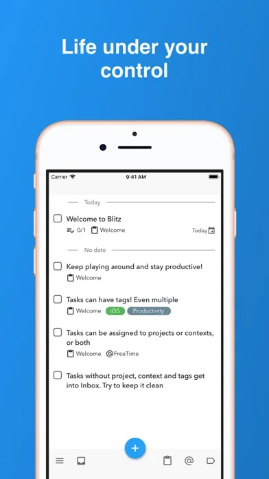 Capturas de pantalla de Blitz: Tasks, ToDo List, Notes