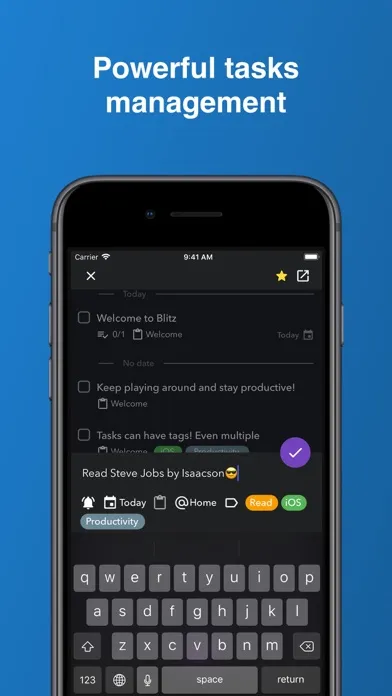 Capturas de pantalla de Blitz: Tasks, ToDo List, Notes