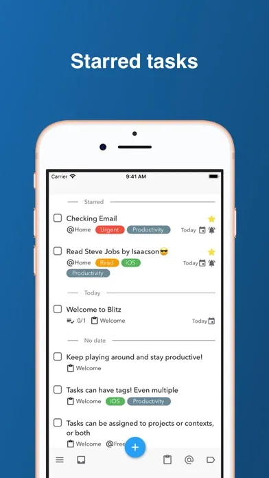 Capturas de pantalla de Blitz: Tasks, ToDo List, Notes