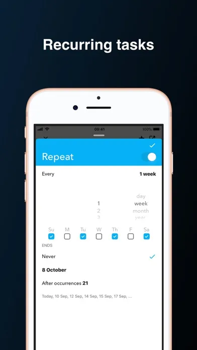 Capturas de pantalla de Blitz: Tasks, ToDo List, Notes
