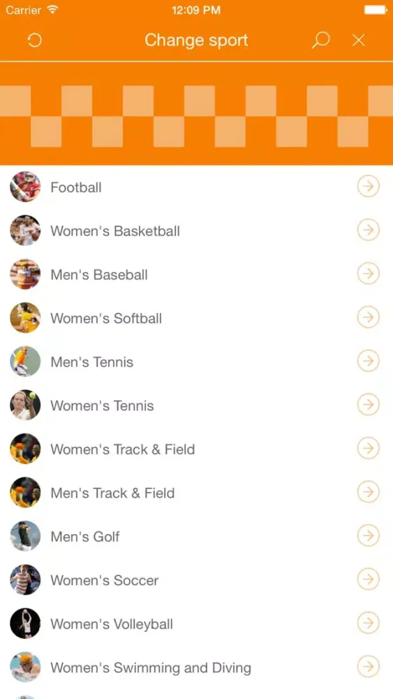 Orange and White Sports 2015 سکرین شاٹس
