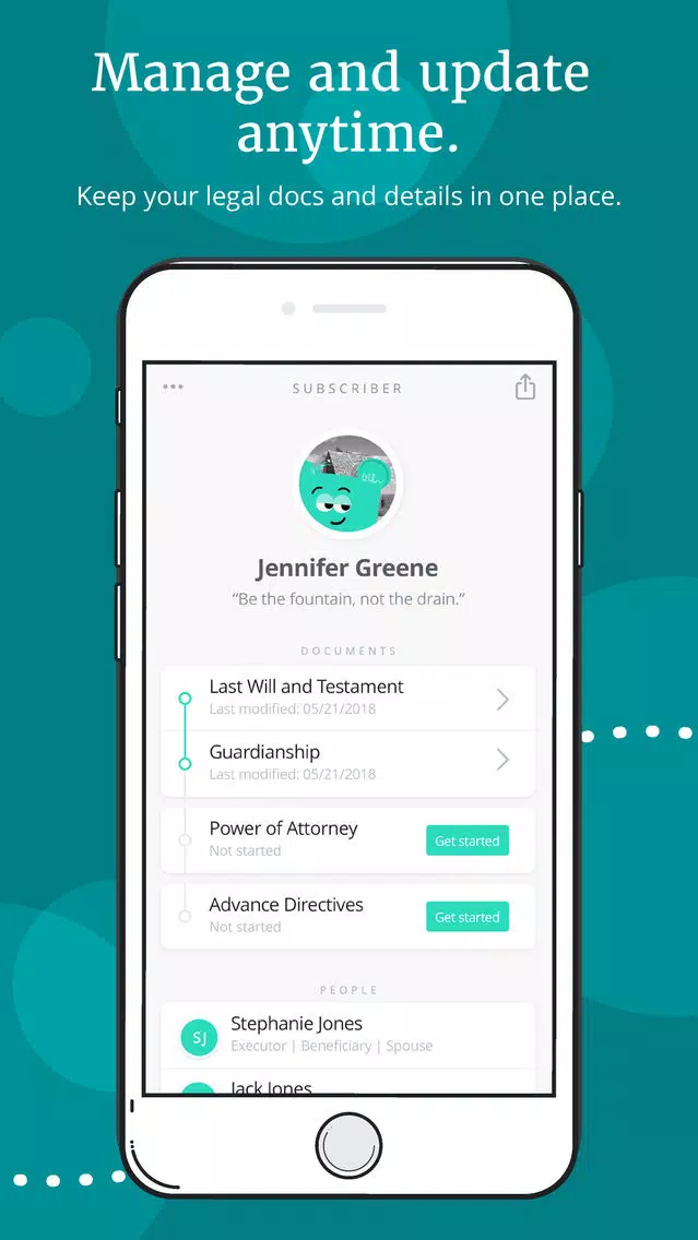 Qwill: More than just a will. Screenshots