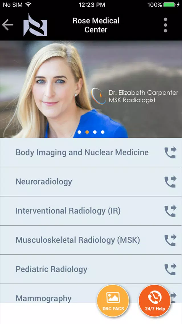 myRad:Diversified Radiology应用截图