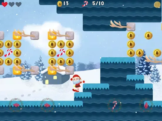 Lost Presents - Santa Jump Run iPad  Screenshots
