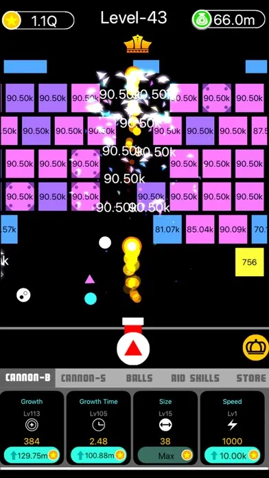 Tangkapan layar Balls Shooter - Break Bricks