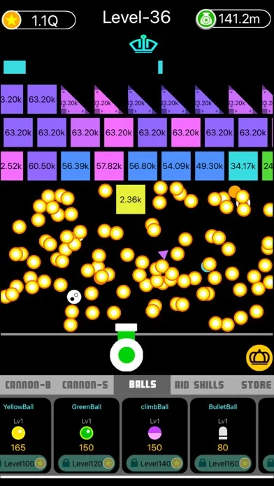 Tangkapan layar Balls Shooter - Break Bricks