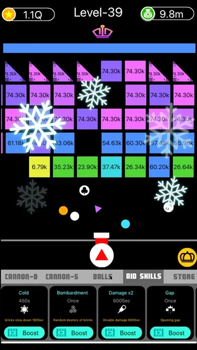 Tangkapan layar Balls Shooter - Break Bricks